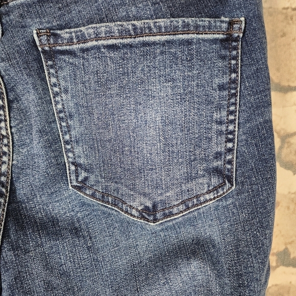 Kut From the Kloth Carlo Ankle Skinny Jean Distressed Faded Medium Blue Size  6 - Picture 12 of 13